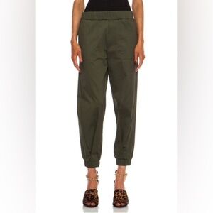 BAND OF OUTSIDERS Stretch Sateen Pant in Fatigue size 1
